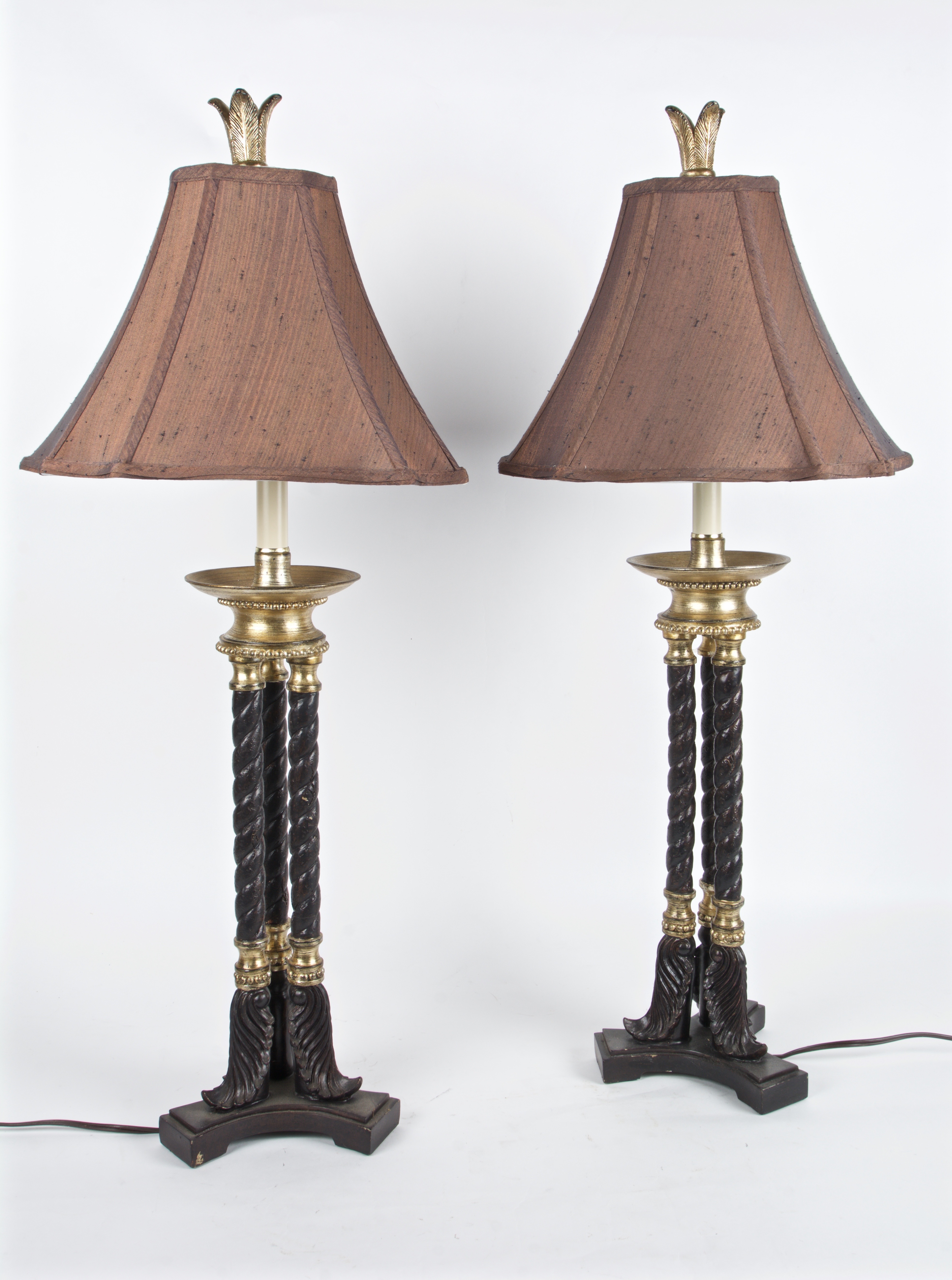 Pair of Cleopatra Table Lamps
