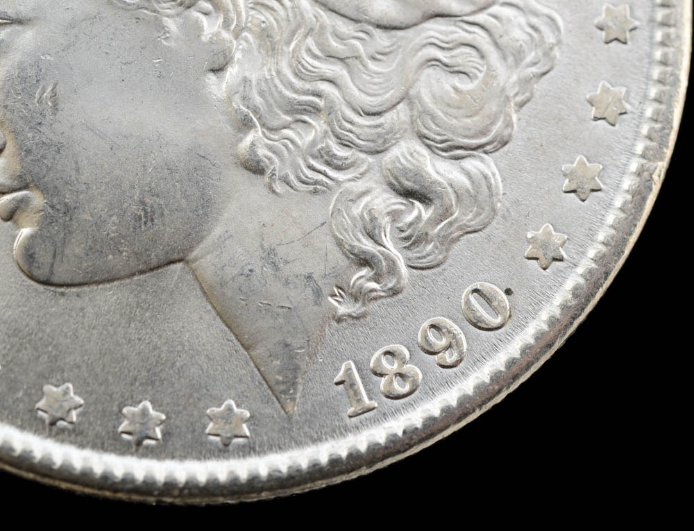 1890 Morgan Silver Dollar