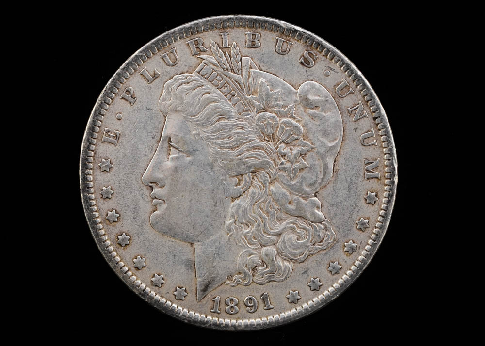 1891 Morgan Silver Dollar