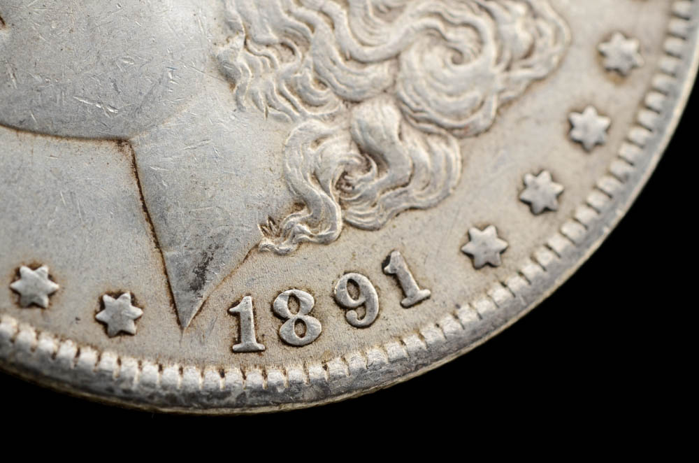 1891 Morgan Silver Dollar