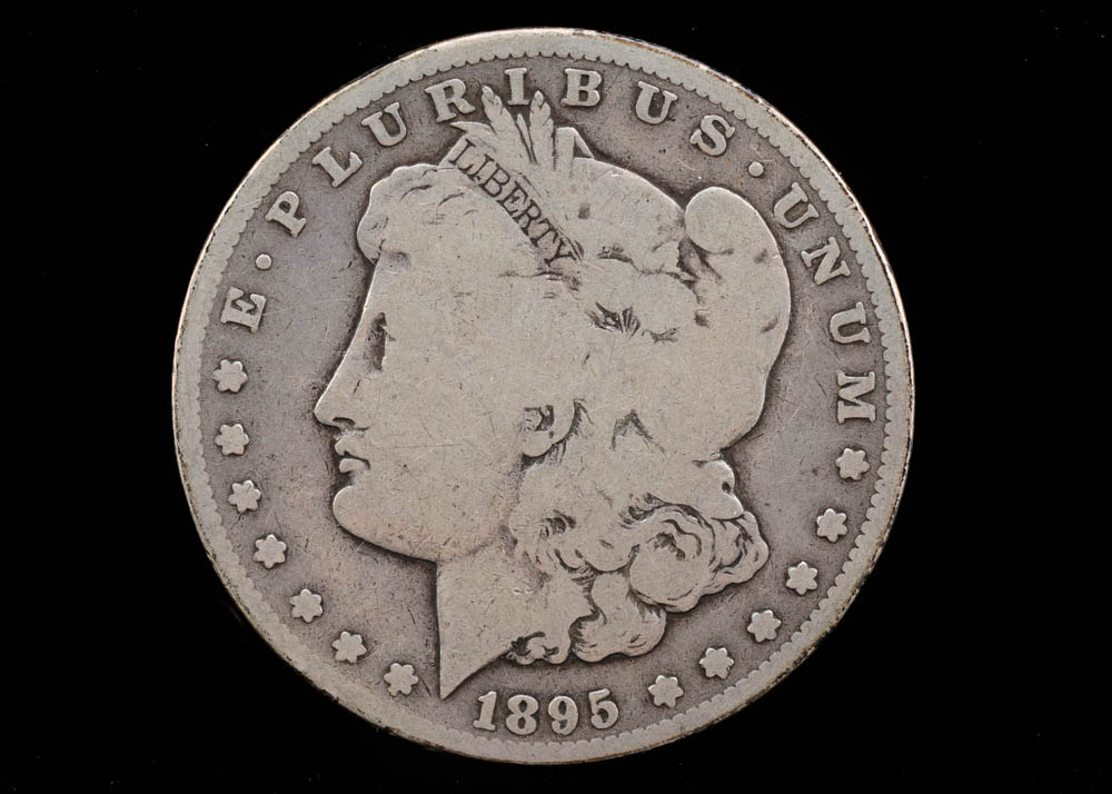 Rare 1895 S Morgan Silver Dollar
