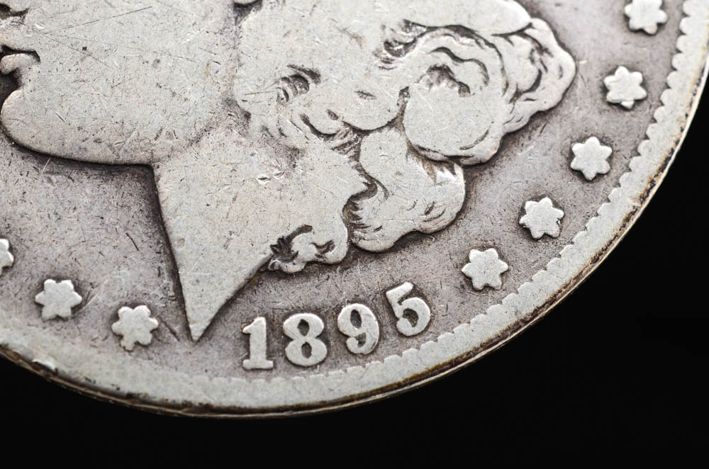Rare 1895 S Morgan Silver Dollar