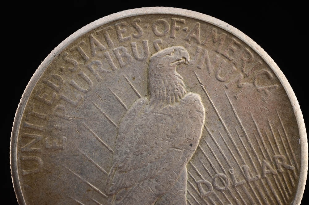 Low mintage Key date 1928 Peace Silver Dollar