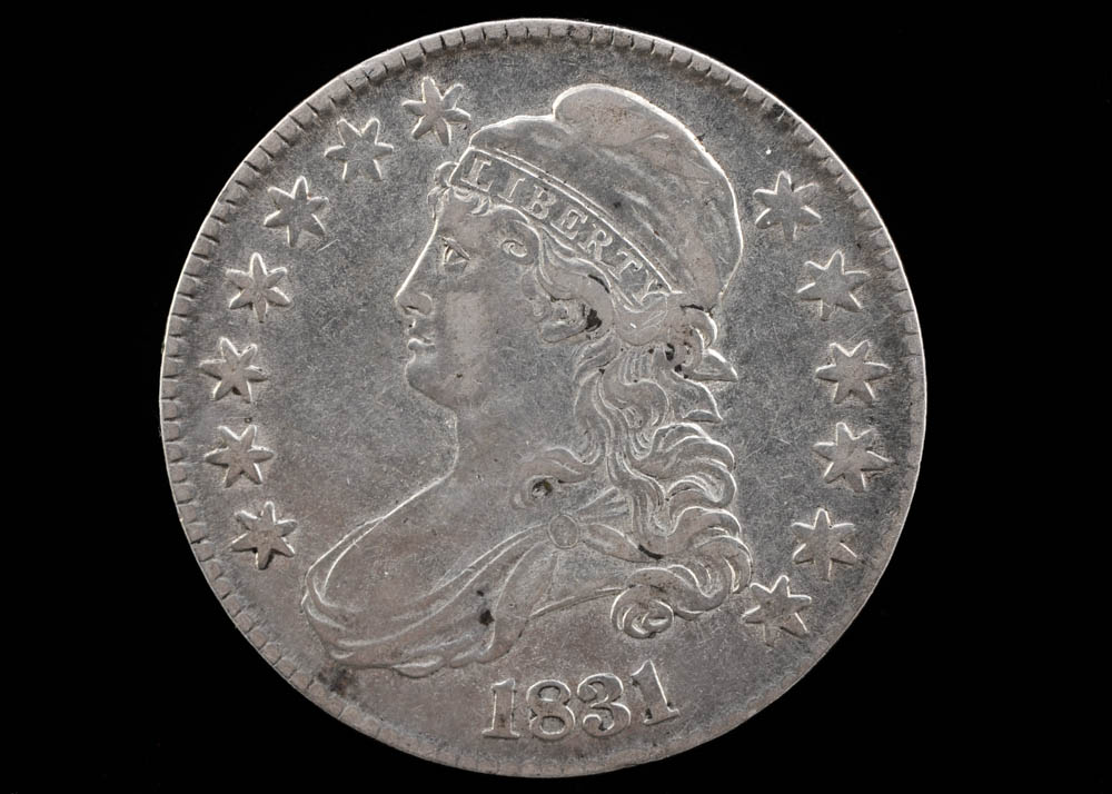 1831 Capped Bust Silver Half Dollar