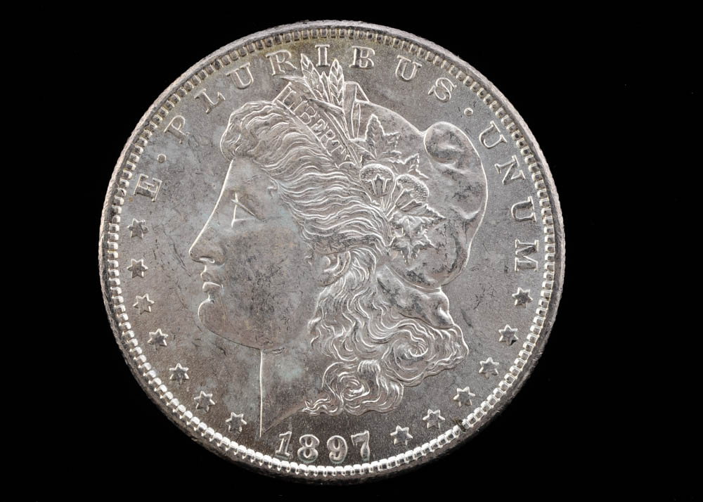 1897 S Morgan Silver Dollar