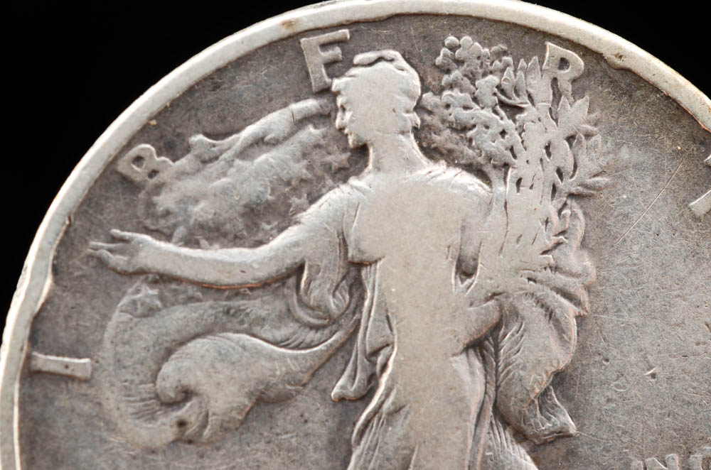 Key Date 1938 D Walking Liberty Silver Half Dollar