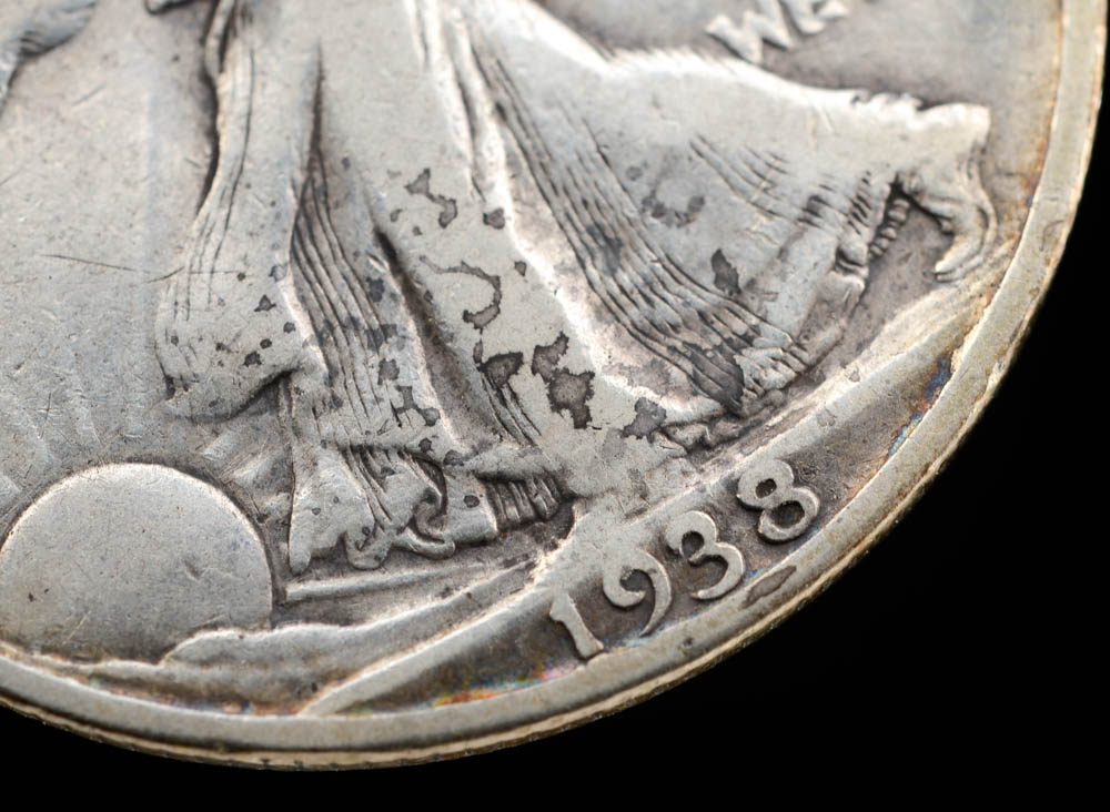 Key Date 1938 D Walking Liberty Silver Half Dollar