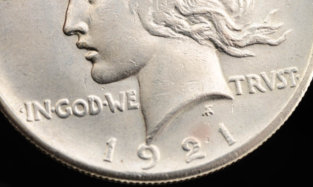 Key Date 1921 Peace Silver Dollar