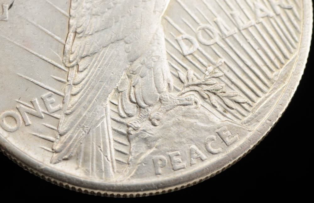 Key Date 1921 Peace Silver Dollar
