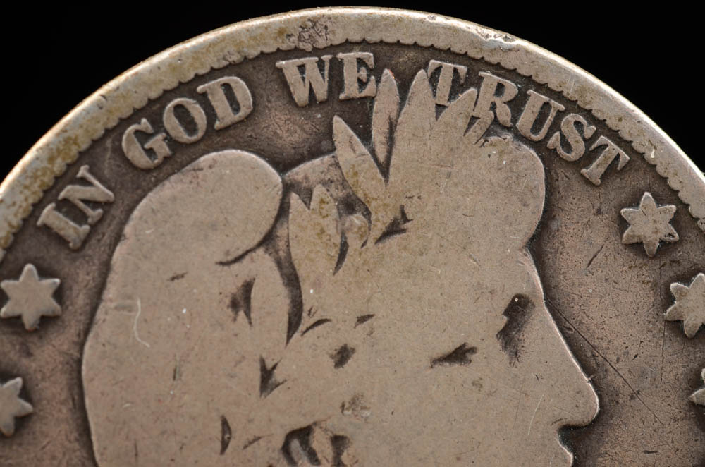 1913 Silver Barber Half Dollar