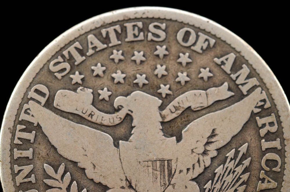 1913 Silver Barber Half Dollar