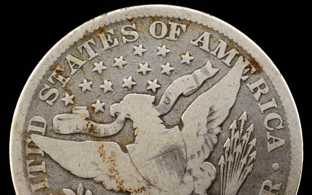 1893 Silver Barber Half Dollar