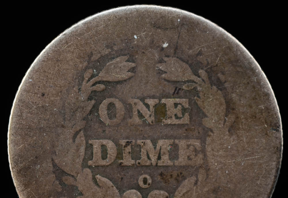 1839 O Seated Liberty Silver Dime