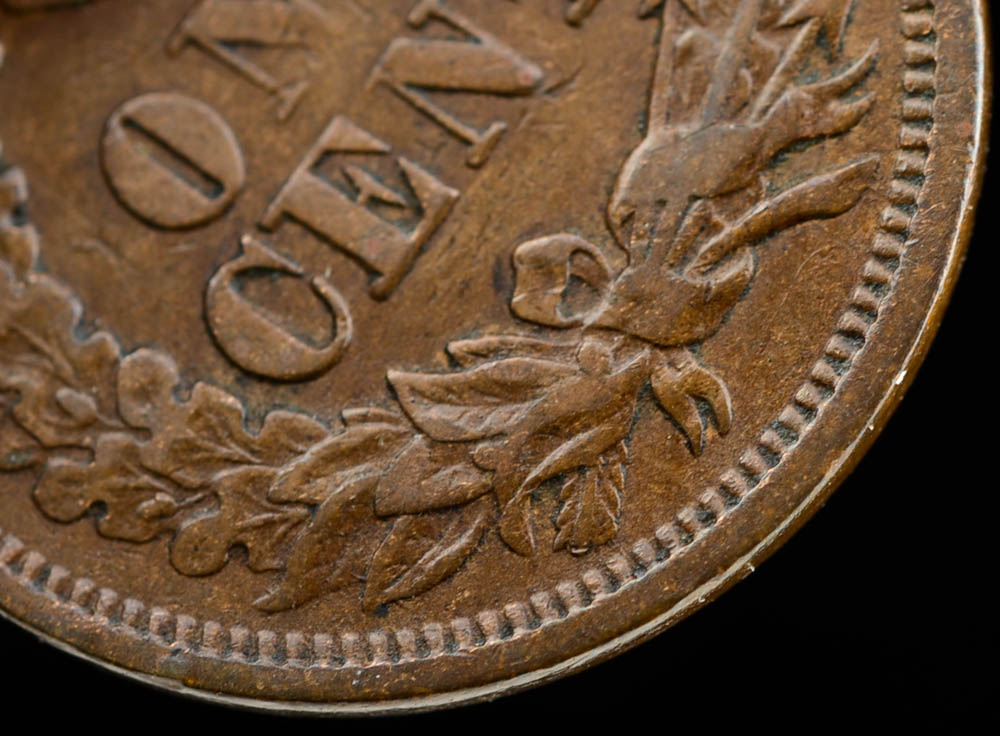 1868 Indian Head Penny