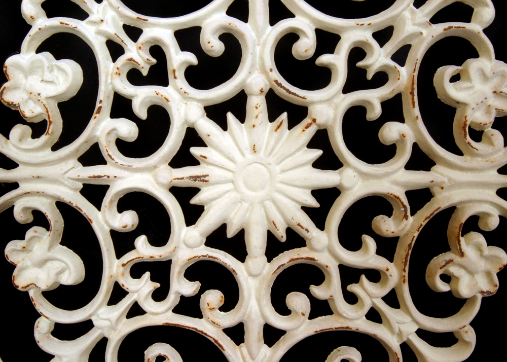 Pair of Vintage Cast Iron Air Return Covers