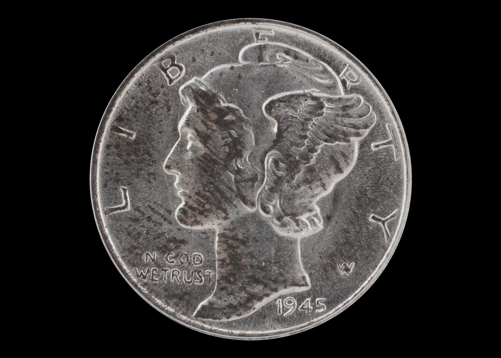 1945 S Silver Mercury Dime