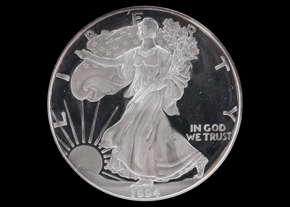 1994 One Dollar U.S. Silver Eagle Proof Coin