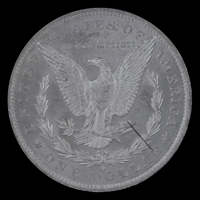 1884 O Morgan Silver Dollar
