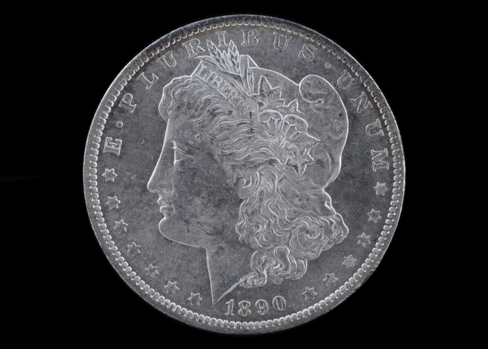 1890 O Morgan Silver Dollar