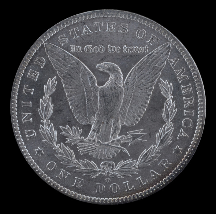 1890 O Morgan Silver Dollar