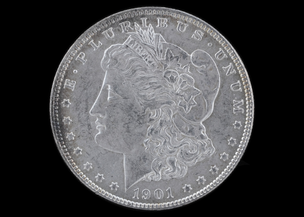 1901 O Morgan Silver Dollar