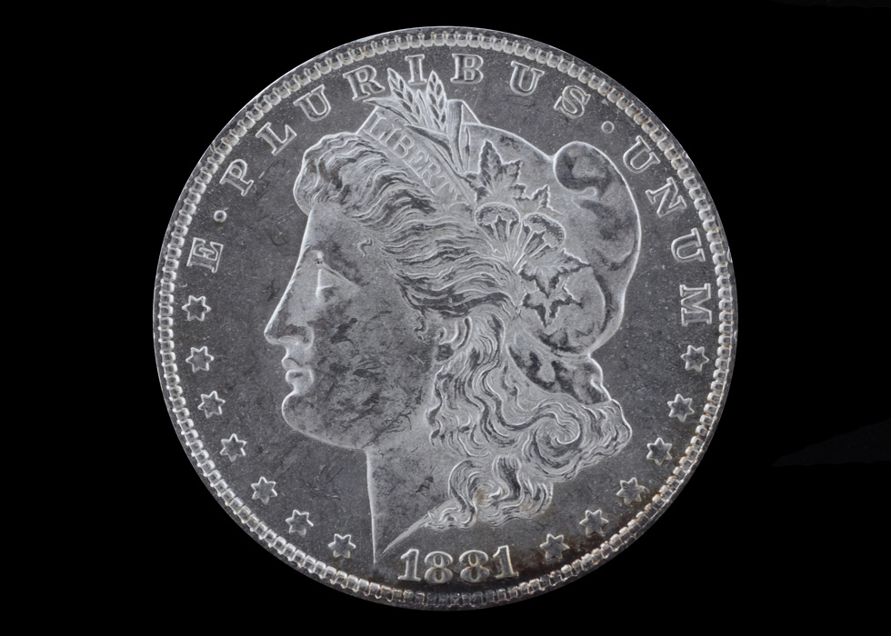 1881 O Morgan Silver Dollar