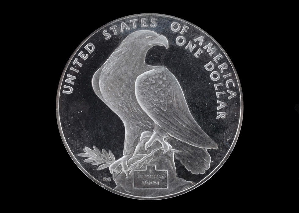 1984 S Olympics Commemorative One Dollar Silver Proof Coin