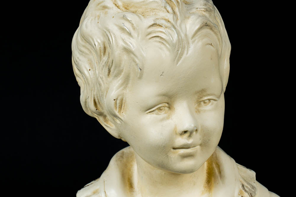 Boy and Girl Bust Bookends