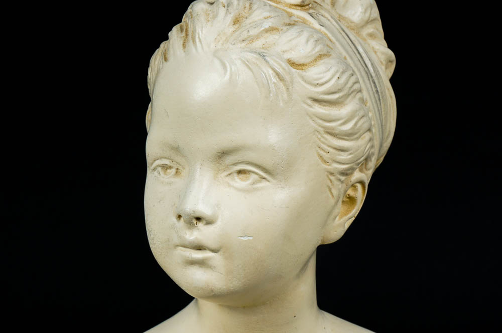 Boy and Girl Bust Bookends