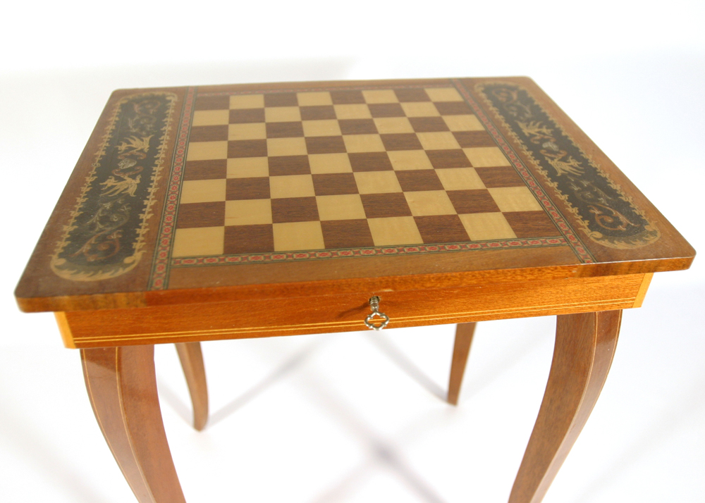 Vintage Reuge Music Box Table