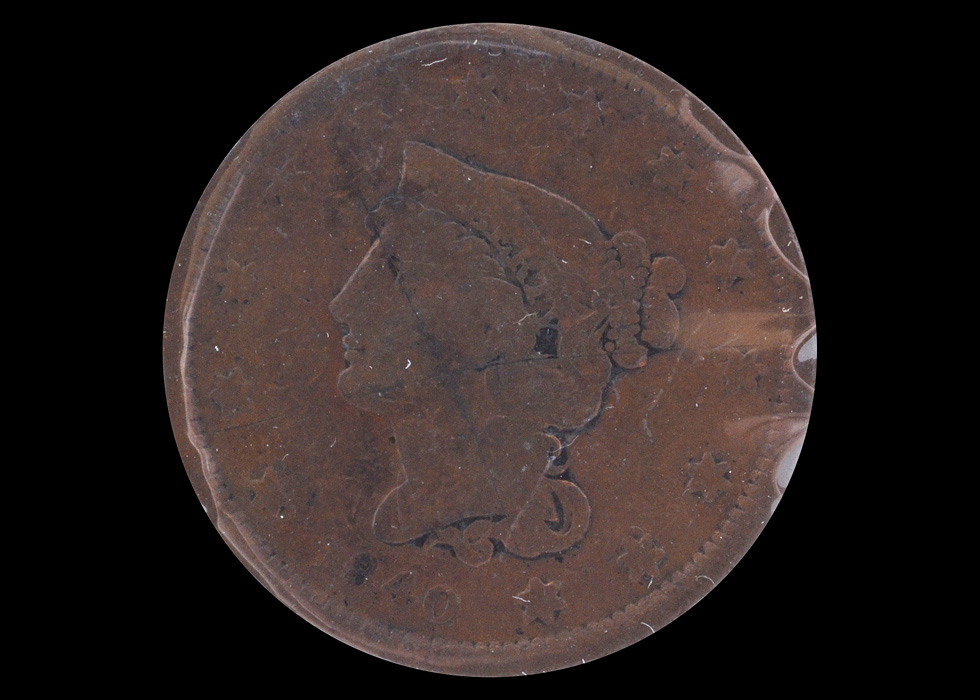 1840 Braided Hair Large Cent (Small Date)