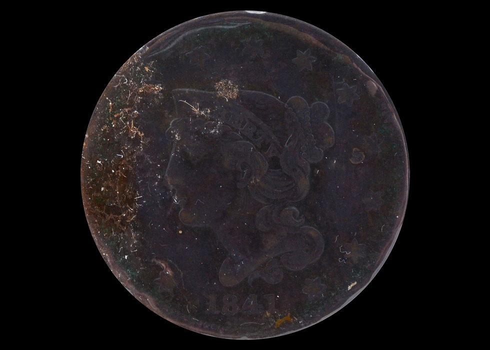 1841 Braided Hair Large Cent