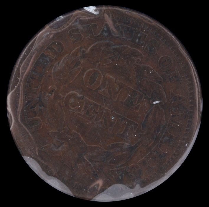 1844 Braided Hair Large Cent