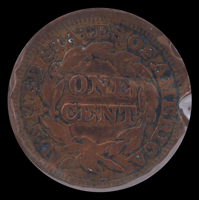 1849 Braided Hair Large Cent