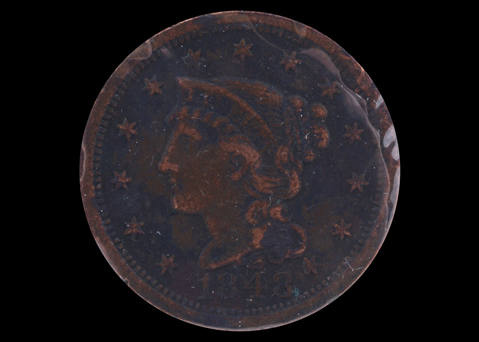 1848 Braided Hair Large Cent