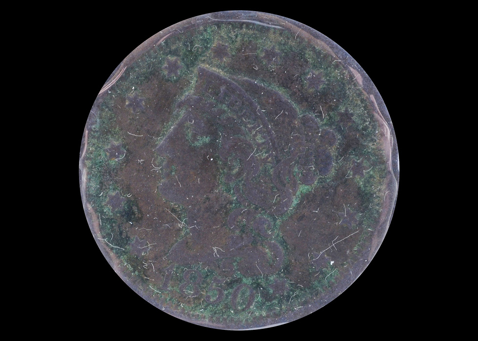 1850 Braided Hair Large Cent