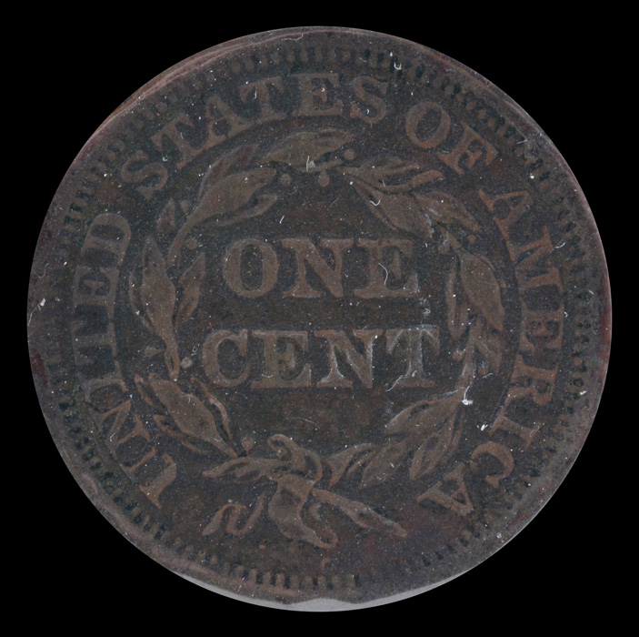 1851 Braided Hair Large Cent