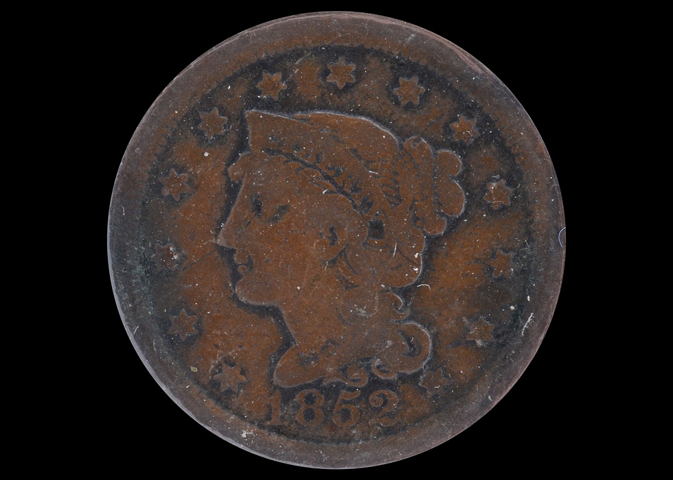 1852 Braided Hair Large Cent