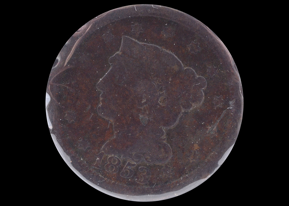 1853 Braided Hair Large Cent