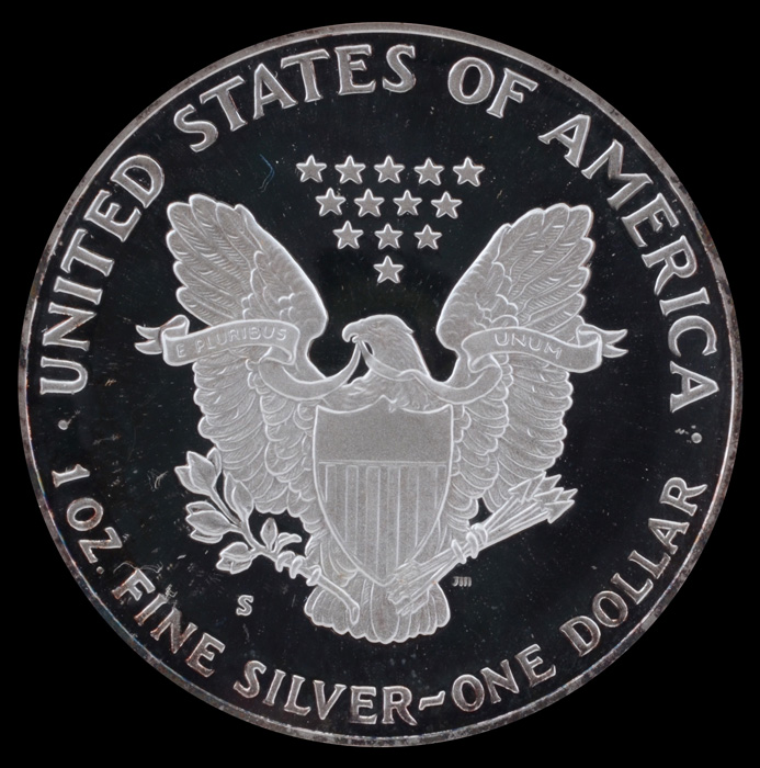 1986 S One Dollar U.S. Silver Eagle Proof Coin