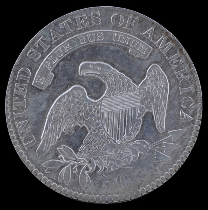 1829 Capped Bust Silver Half Dollar