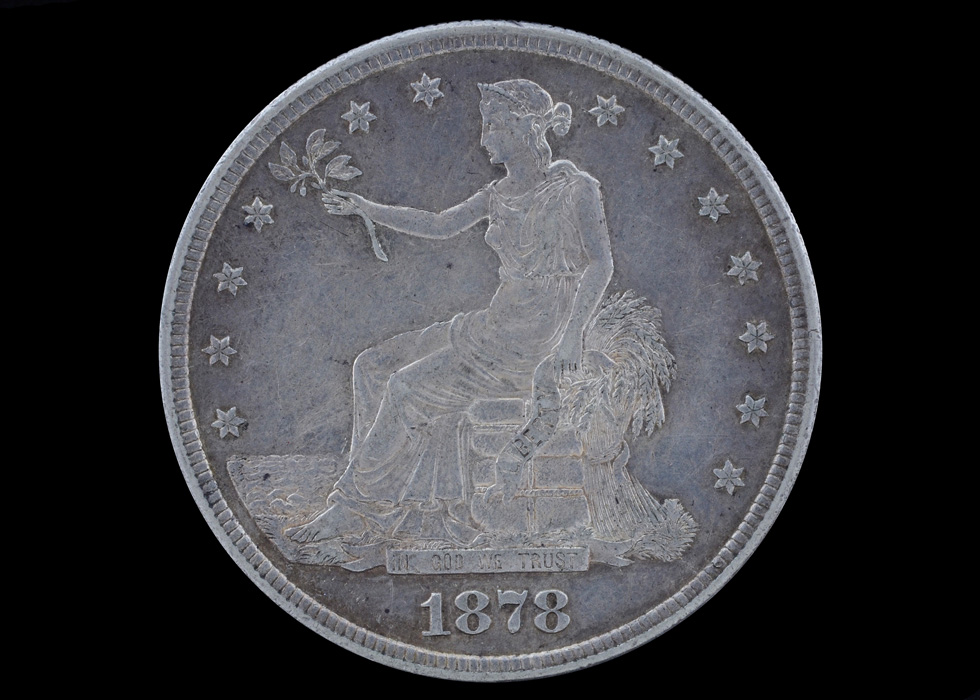 1878 S Silver Trade Dollar