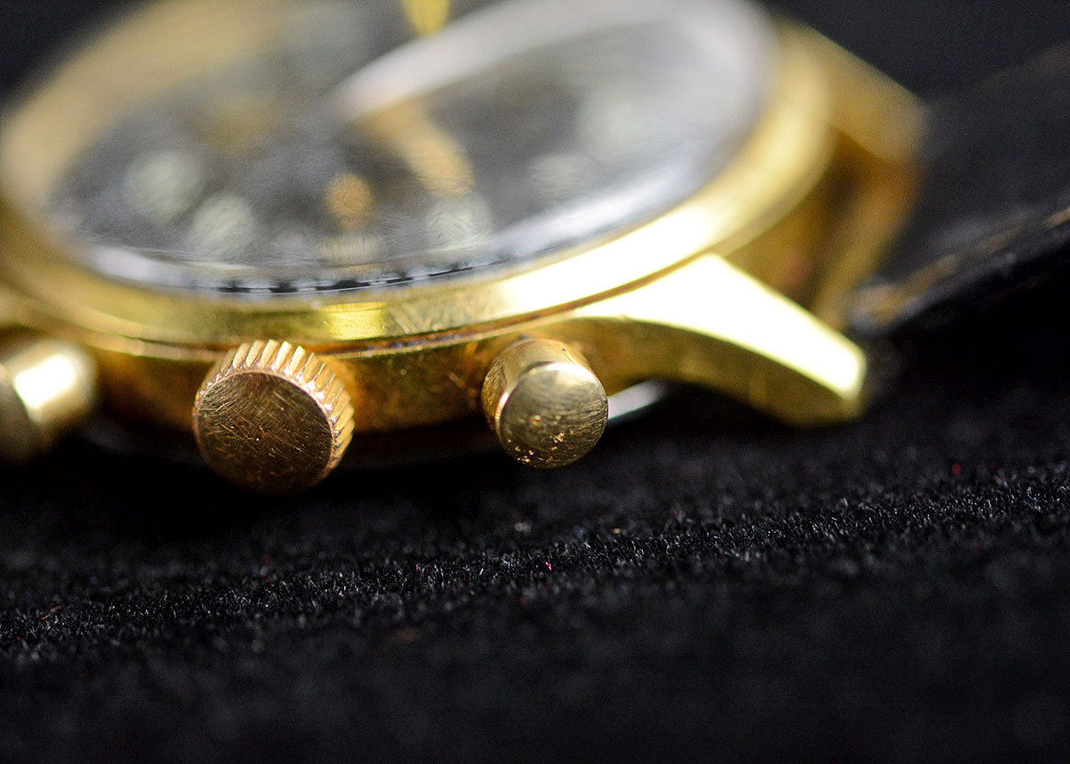 Gallet MultiChron 12 Military Gold Filled Wrist Watch