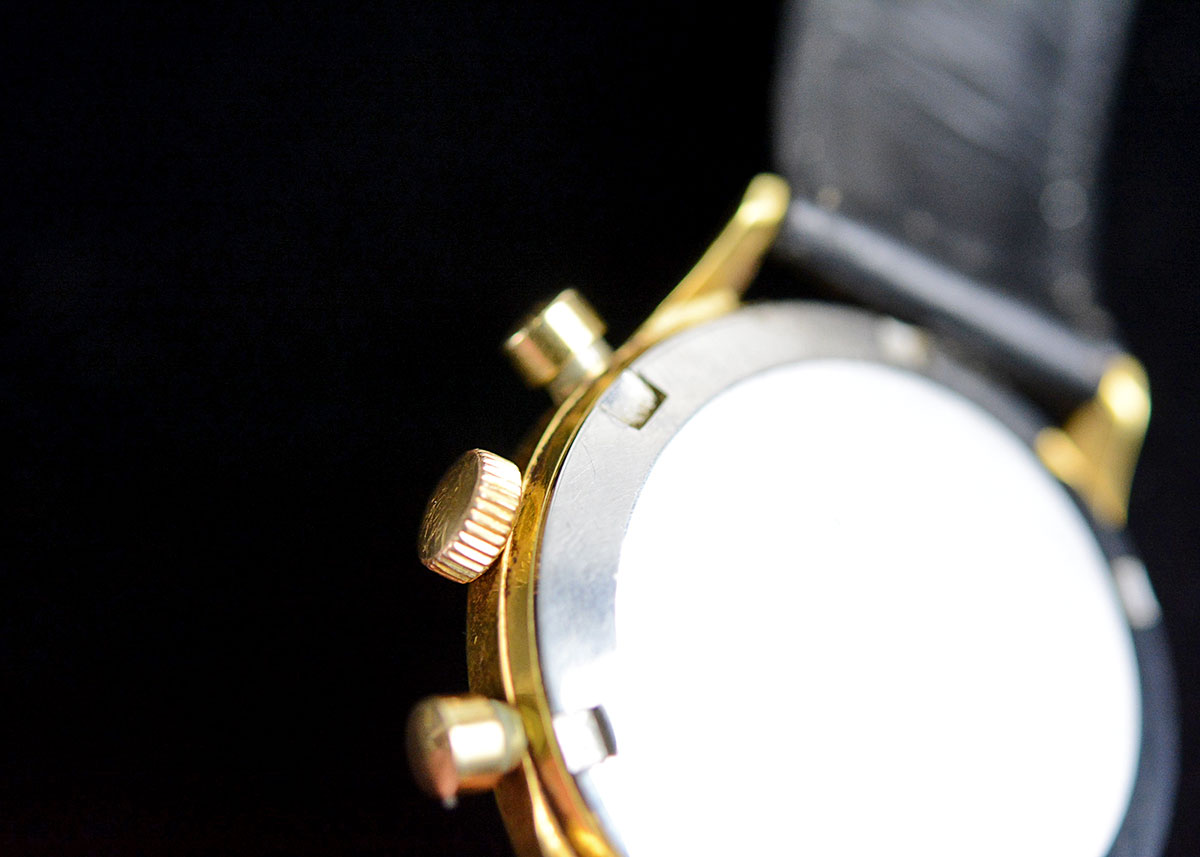 Gallet MultiChron 12 Military Gold Filled Wrist Watch