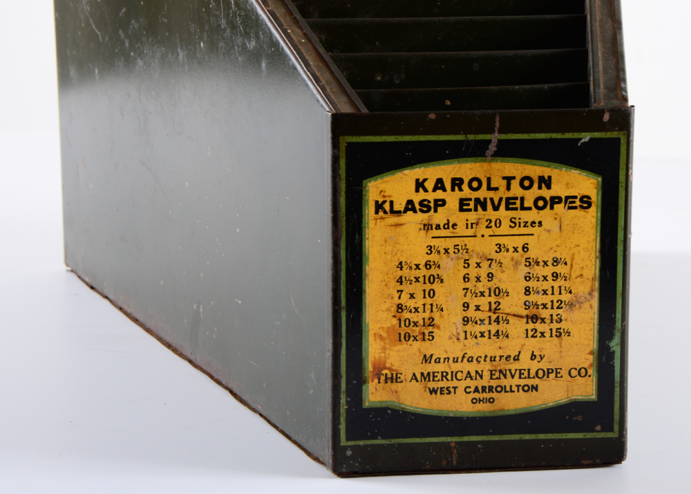 Early 20th Century Karolton Envelope Display