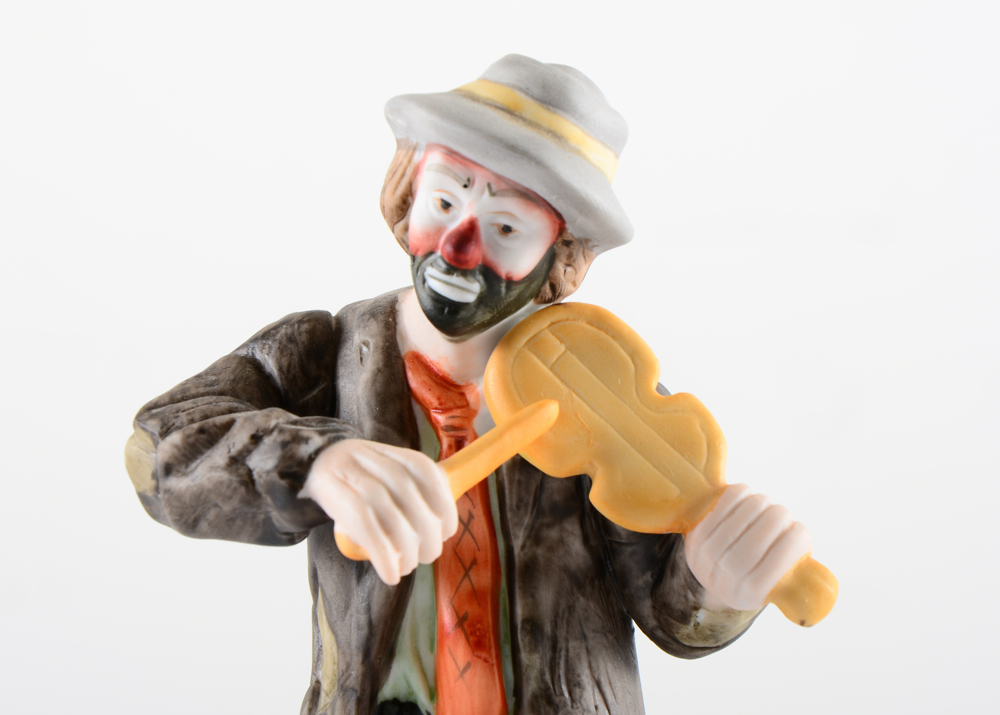 Set of Collectible Emmett Kelly Jr. Clown Figurines