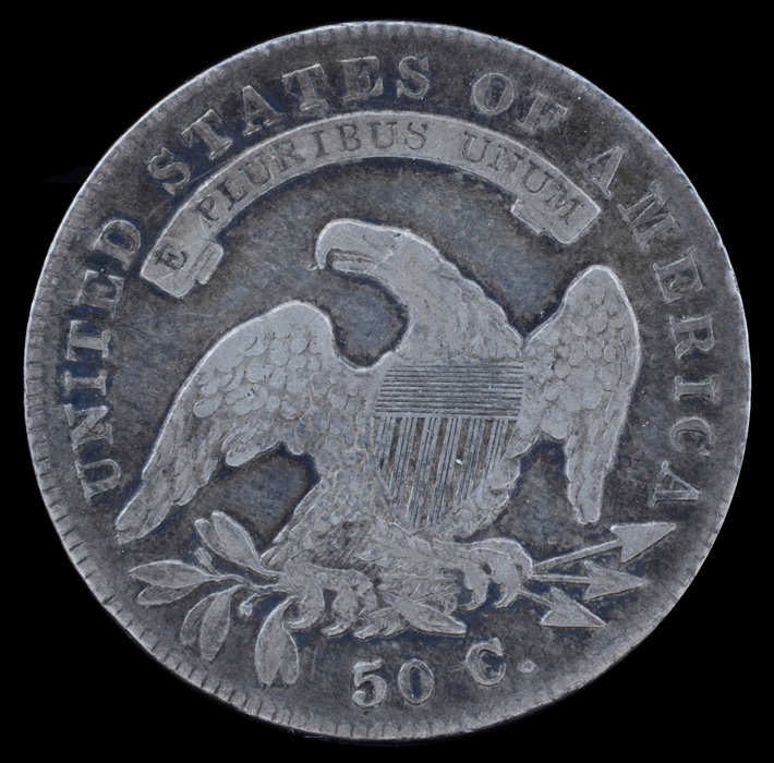 1836 Capped Bust Silver Half Dollar