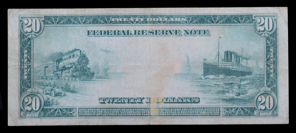 Series of 1914 Twenty Dollar Federal Reserve Note