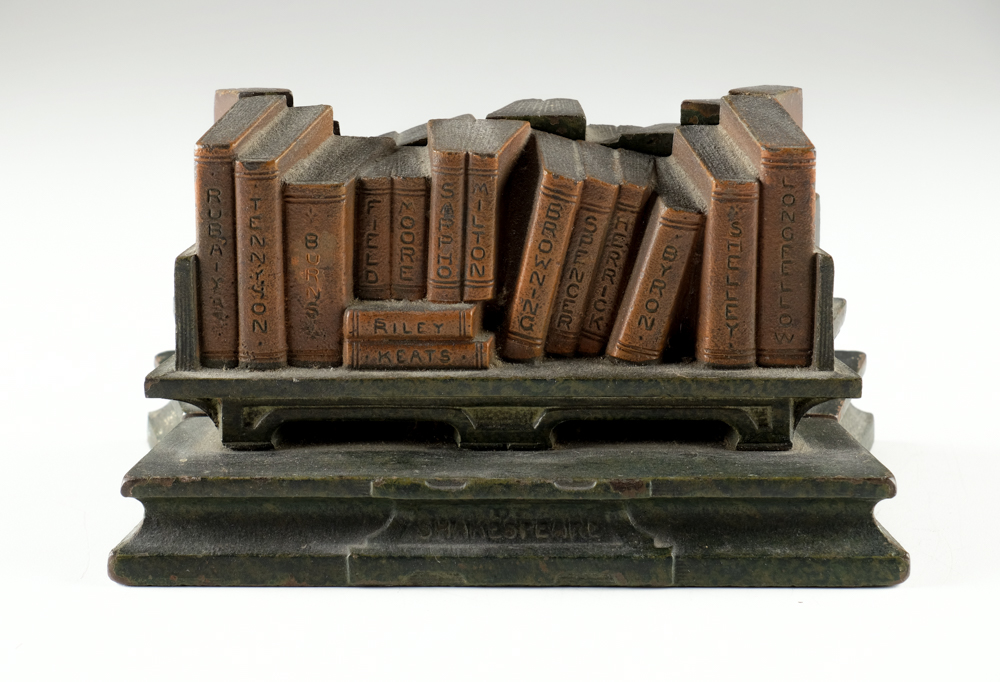 Vintage Cast Iron "Shakespeare" Bookends