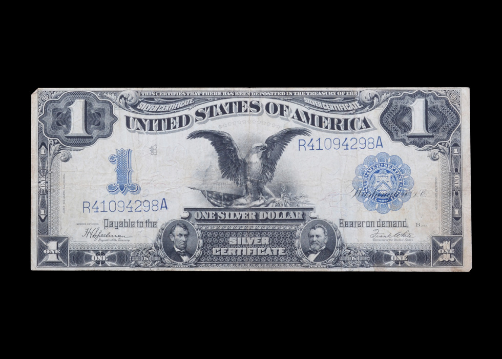 Series of 1899 Blue Seal One Dollar Silver Certificate